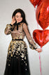lace dress Evening gown Black formal dress